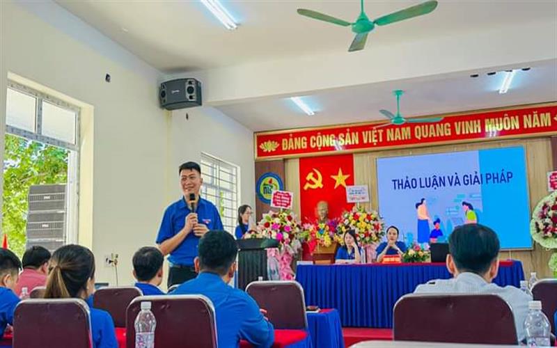 CHÚC MỪNG ĐẠI HỘI ĐẠI BIỂU ĐOÀN TNCS HỒ CHÍ MINH TRƯỜNG NGHI LỘC II LẦN THỨ LVIII NHIỆM KỲ 2023- 2024 THÀNH CÔNG TỐT ĐẸP