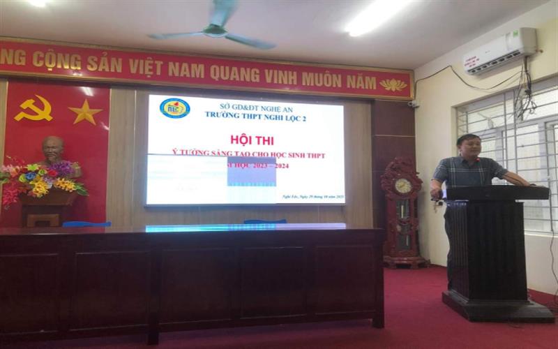 HỘI THI Ý TƯỞNG SÁNG TẠO CHO HỌC SINH TRƯỜNG THPT NGHI LỘC 2