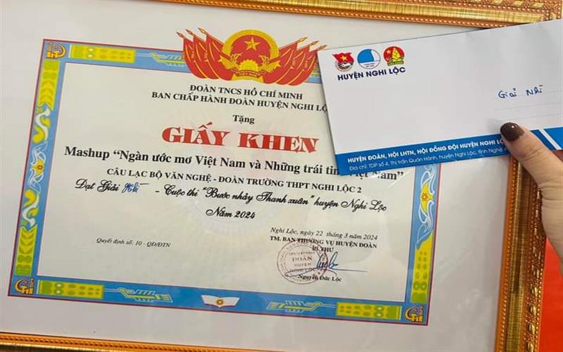 THAM GIA CUỘC THI “ BƯỚC NHẢY THANH XUÂN”  DO HUYỆN ĐOÀN NGHI LỘC TỔ CHỨC